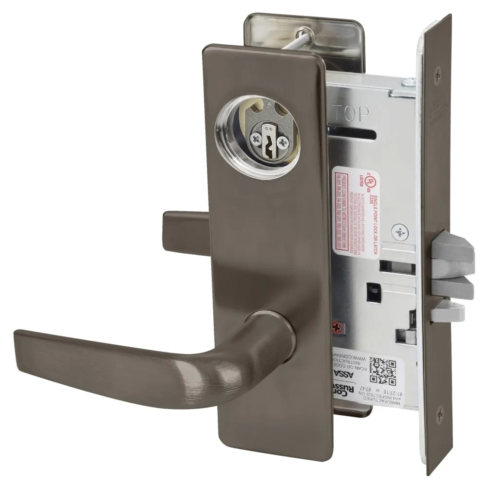 Corbin Russwin ML2055-CSM Classroom Mortise Lock, Citation Lever, M Escutcheon