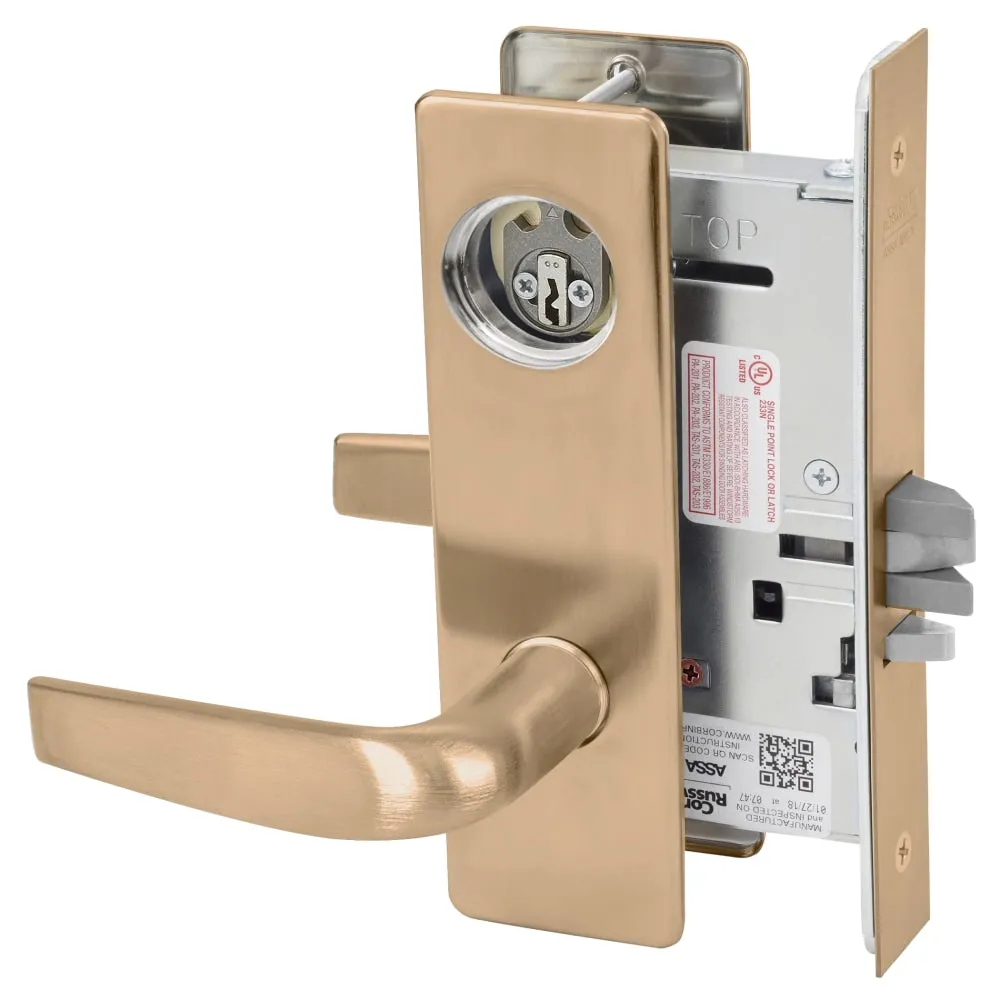 Corbin Russwin ML2055-CSM Classroom Mortise Lock, Citation Lever, M Escutcheon