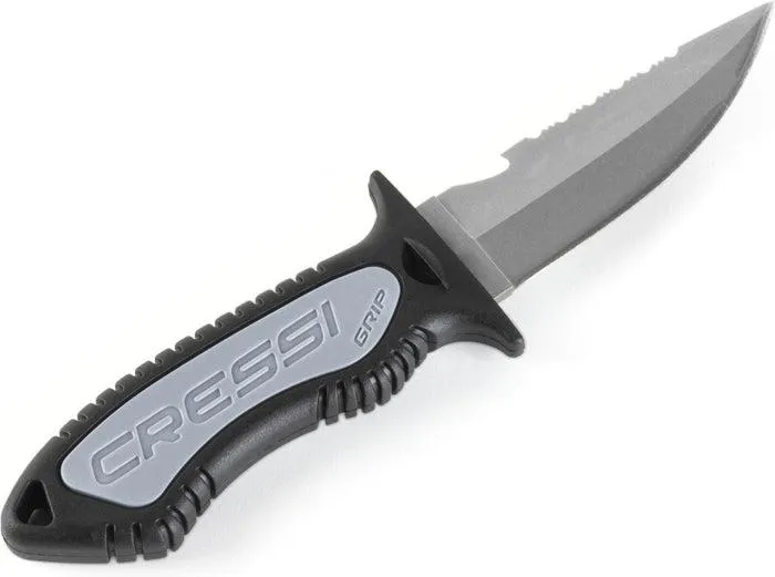 Cressi Small Grip Scuba Knife Steel Tip