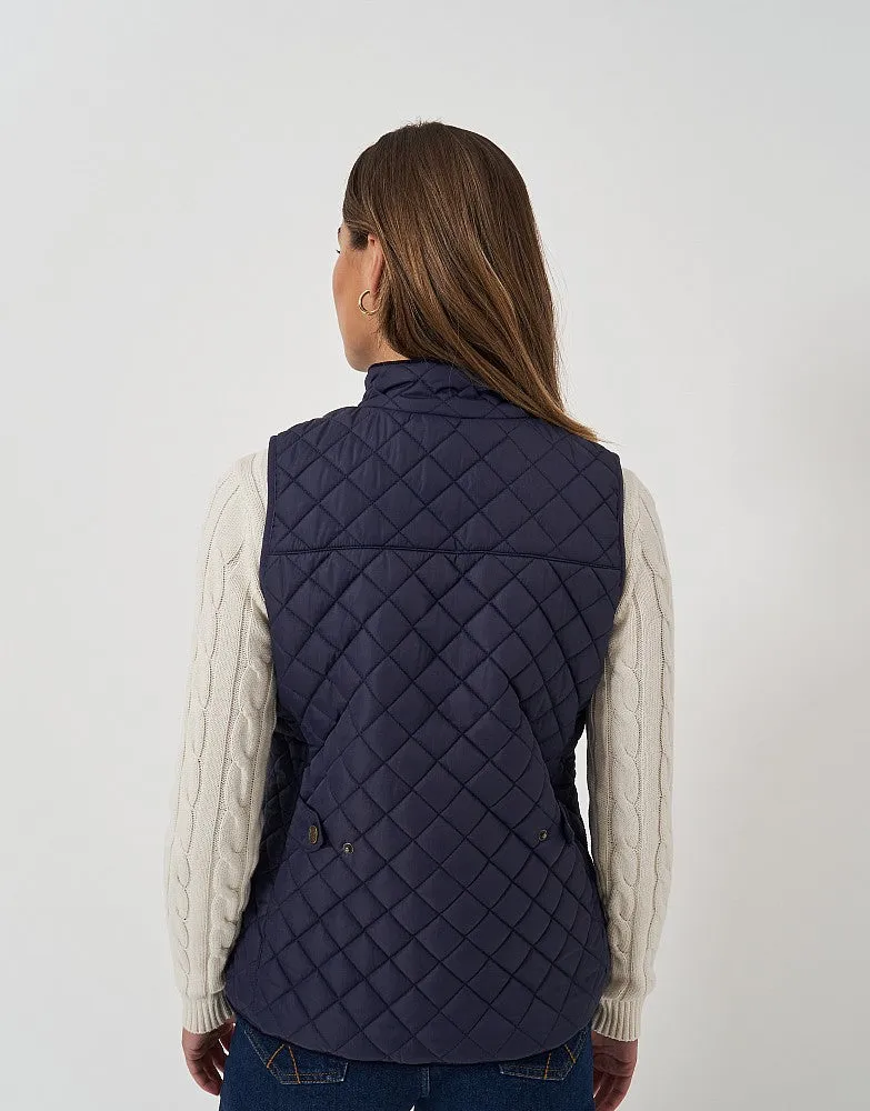 Crew Clothing Diamond Quilted Gilet