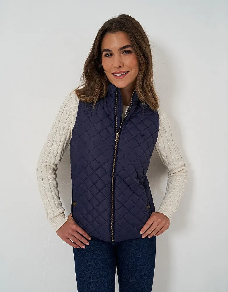 Crew Clothing Diamond Quilted Gilet