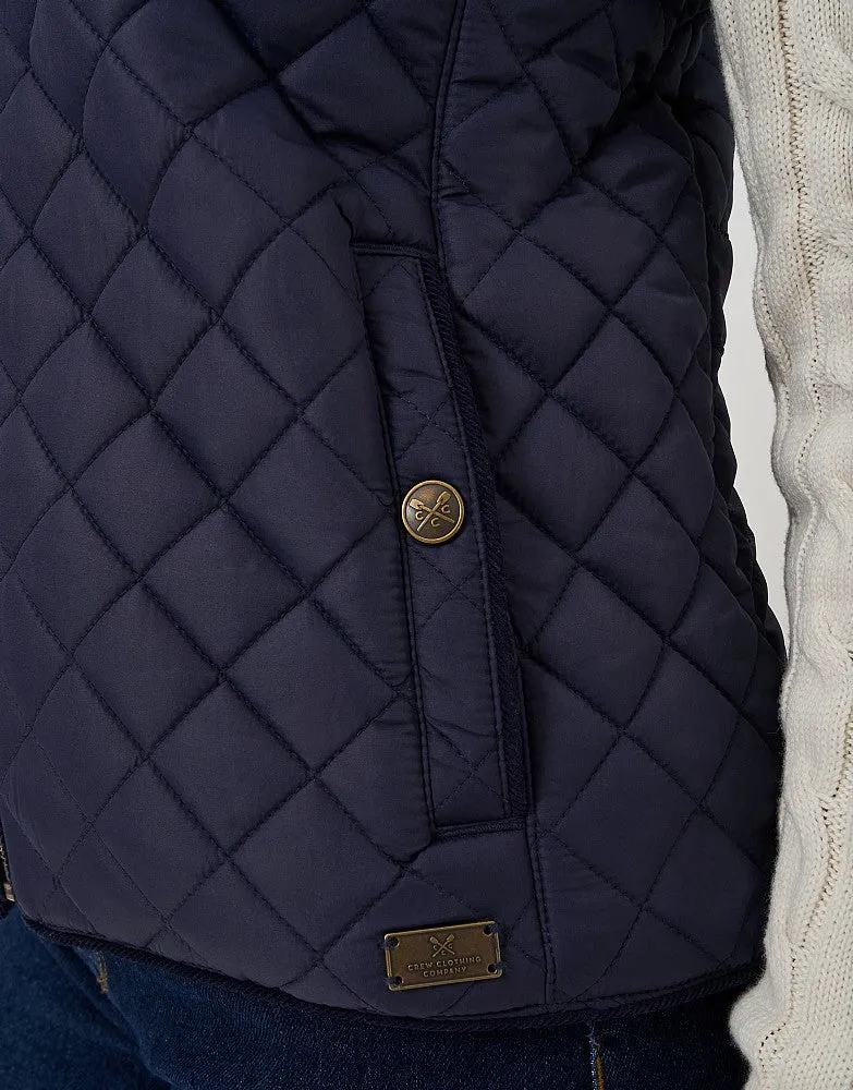 Crew Clothing Diamond Quilted Gilet