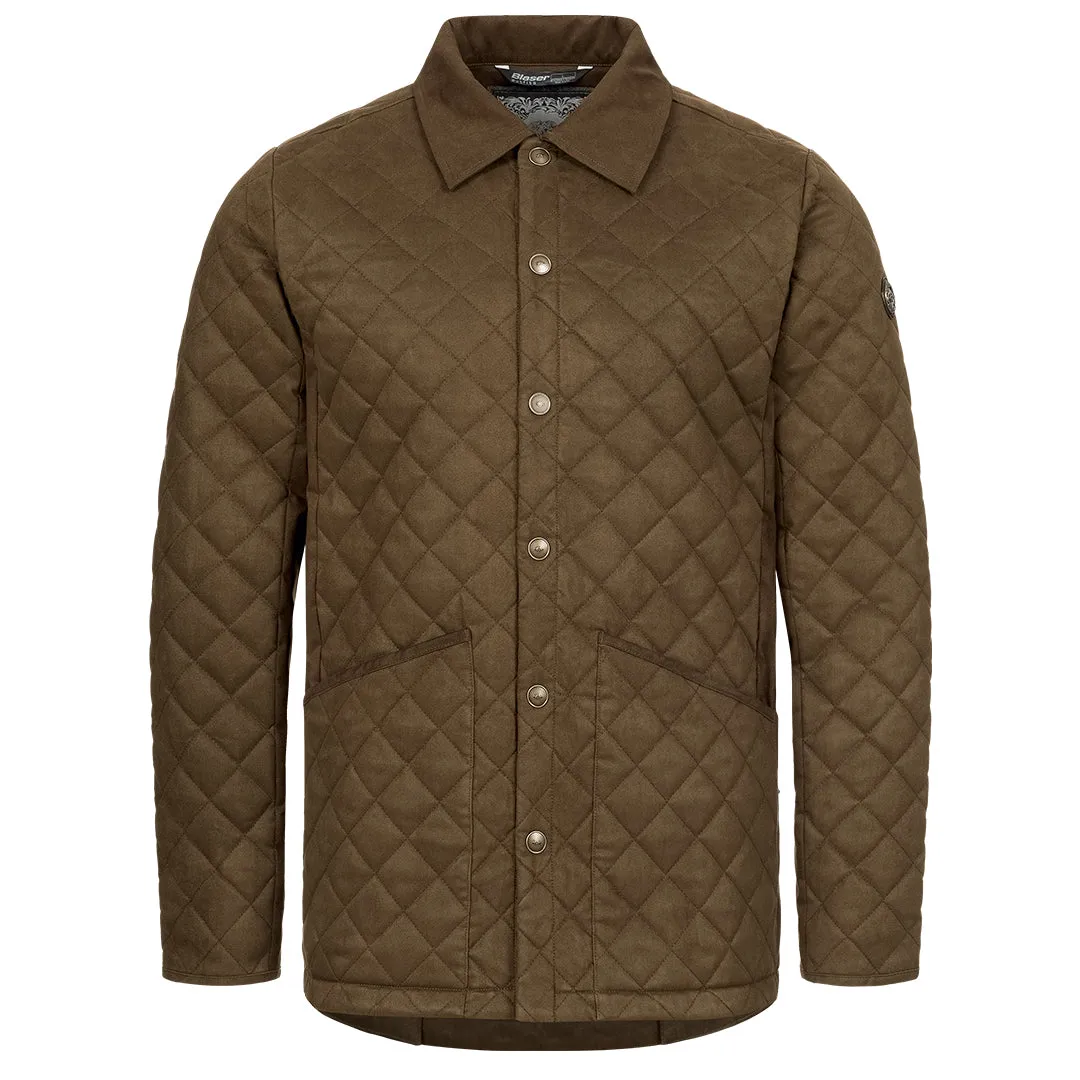 Damian Suede Jacket - Dark Brown by Blaser