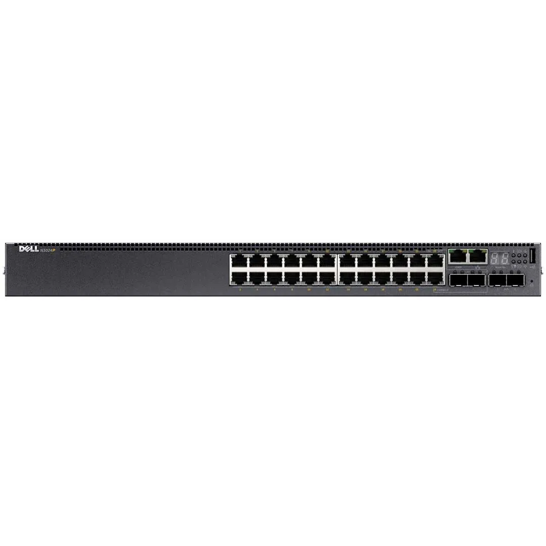 Dell EMC PowerSwitch N3024EP-ON 24-Port PoE  (ONIE) L3 Switch