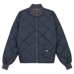 Diamond Quilted Nylon Jacket - Dark Navy by Dickies