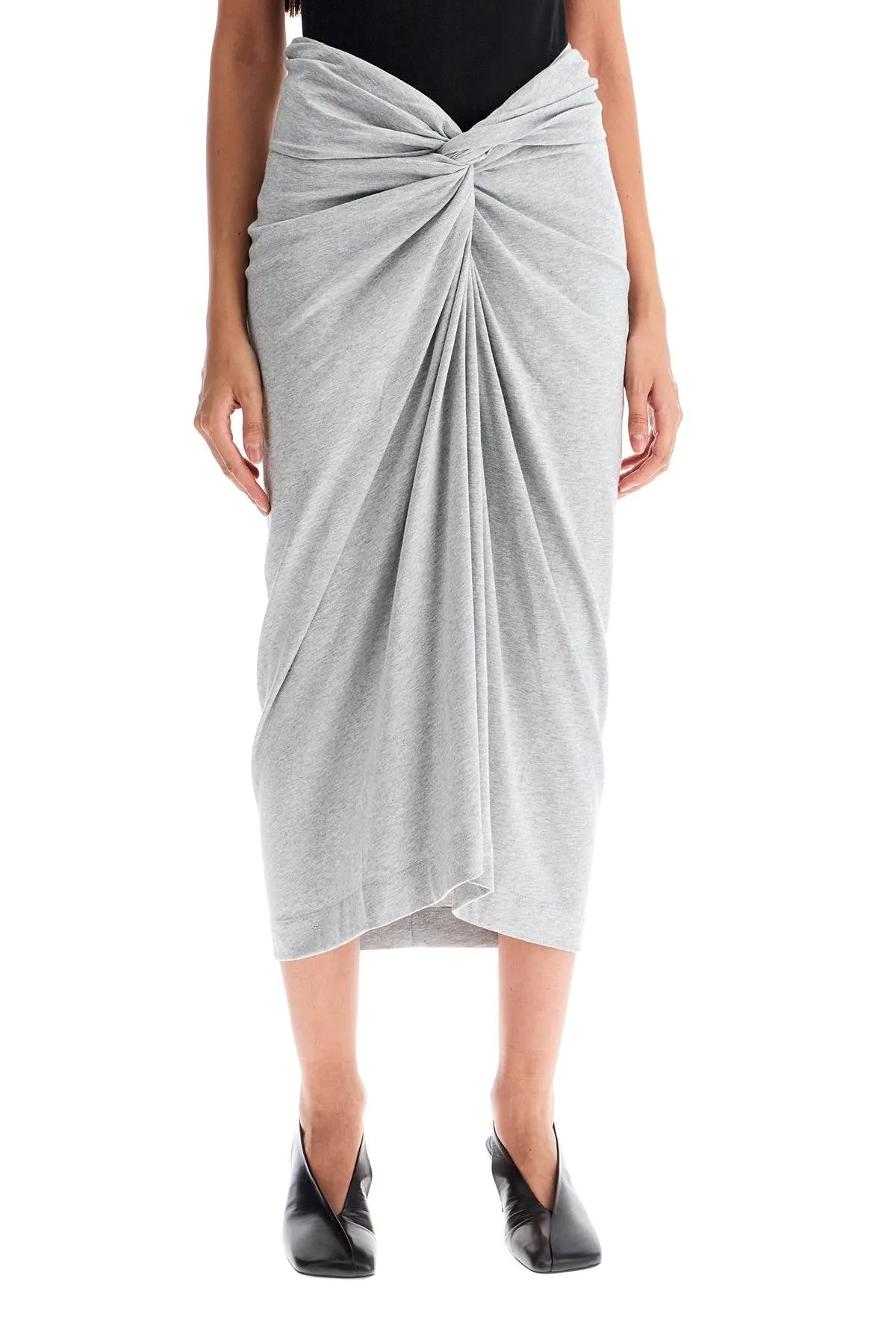 Dries Van Noten "jersey Midi Skirt In (Size - Xs)