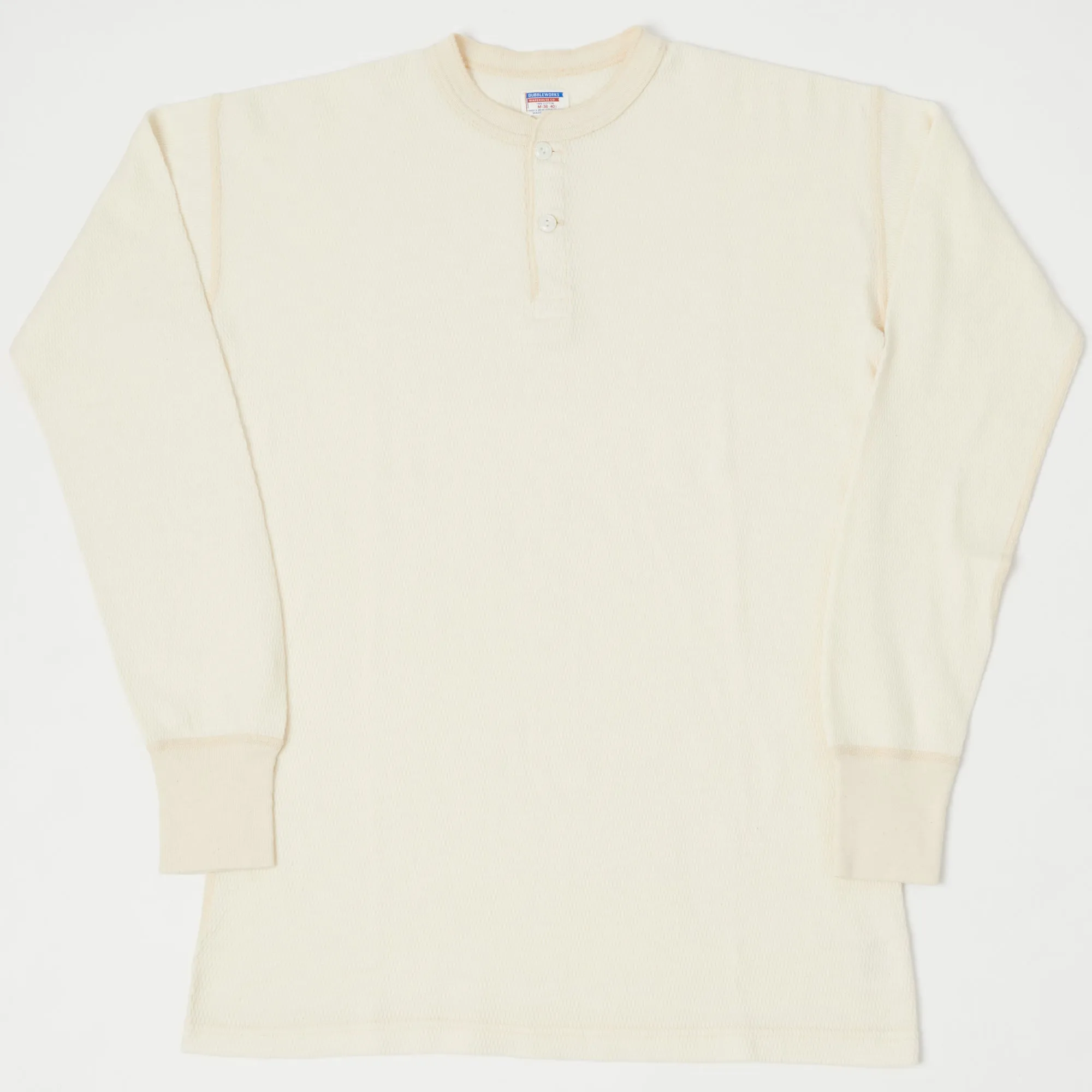 Dubbleworks Thermal Henley - Off White