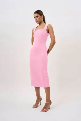 Elara Curve Structure Midi Dress