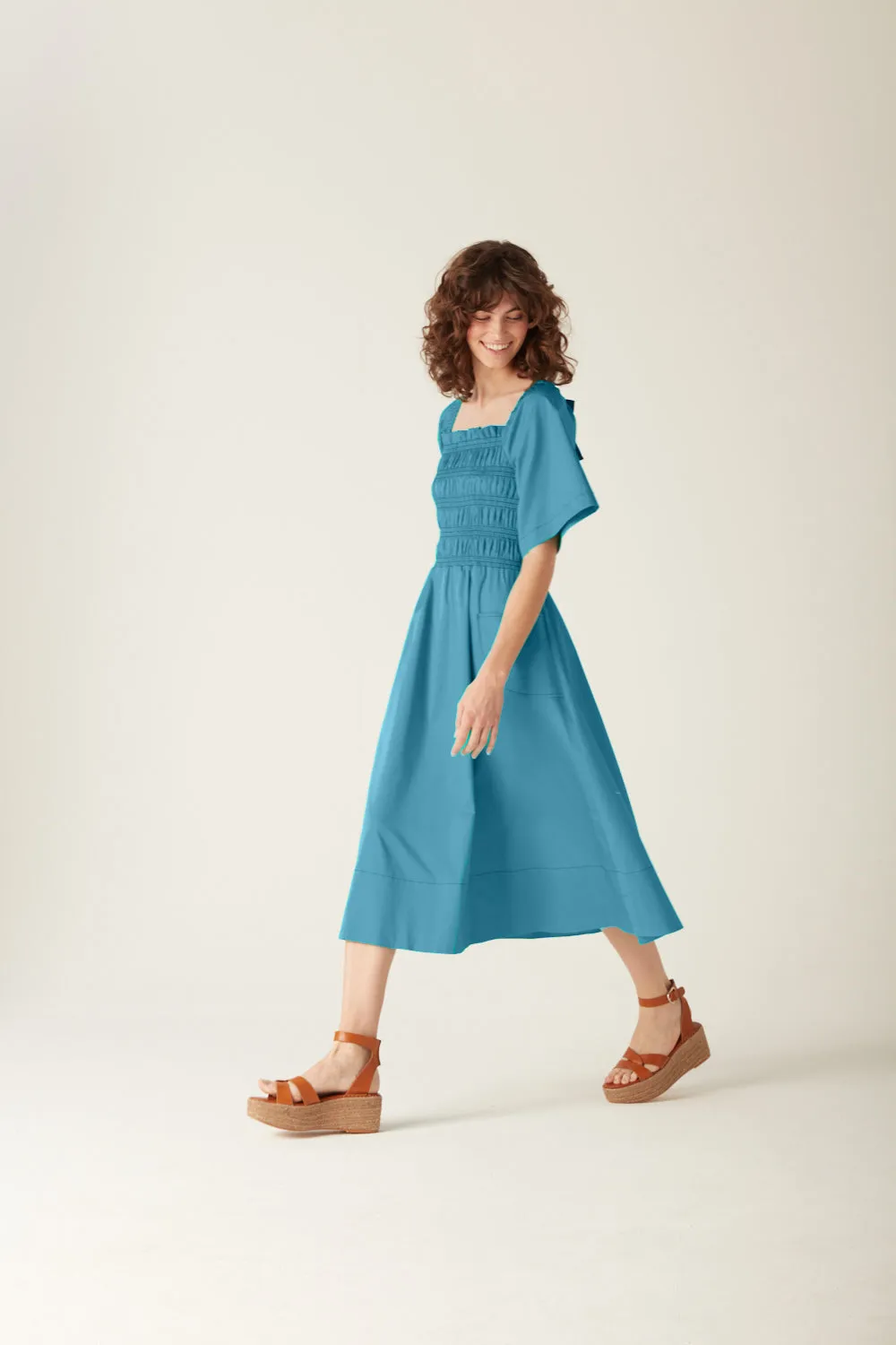 Elloise Dress Blue