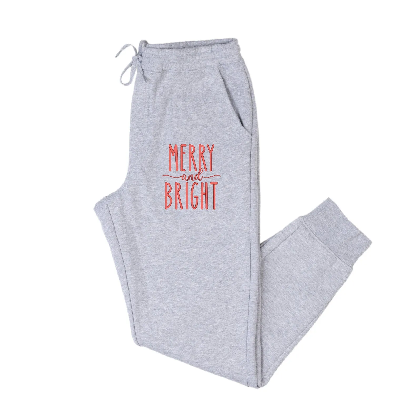 Embroidered Merry and Bright | Hoodie Set