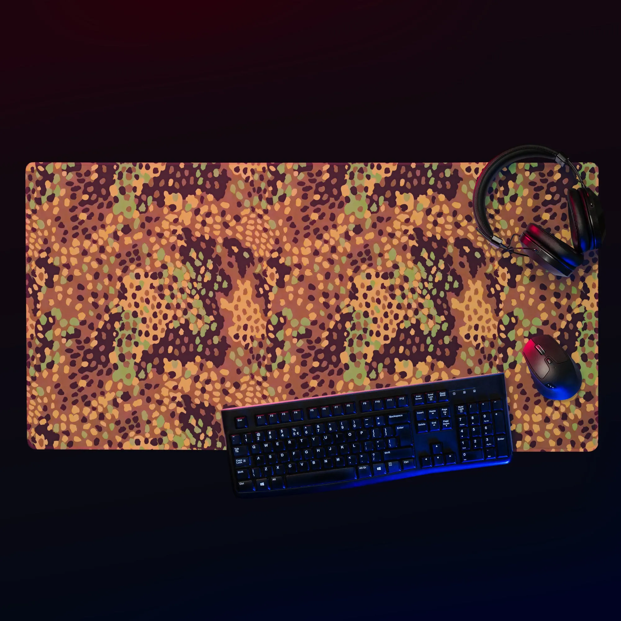 Erbsenmuster Pea Pattern Camo Deskmat