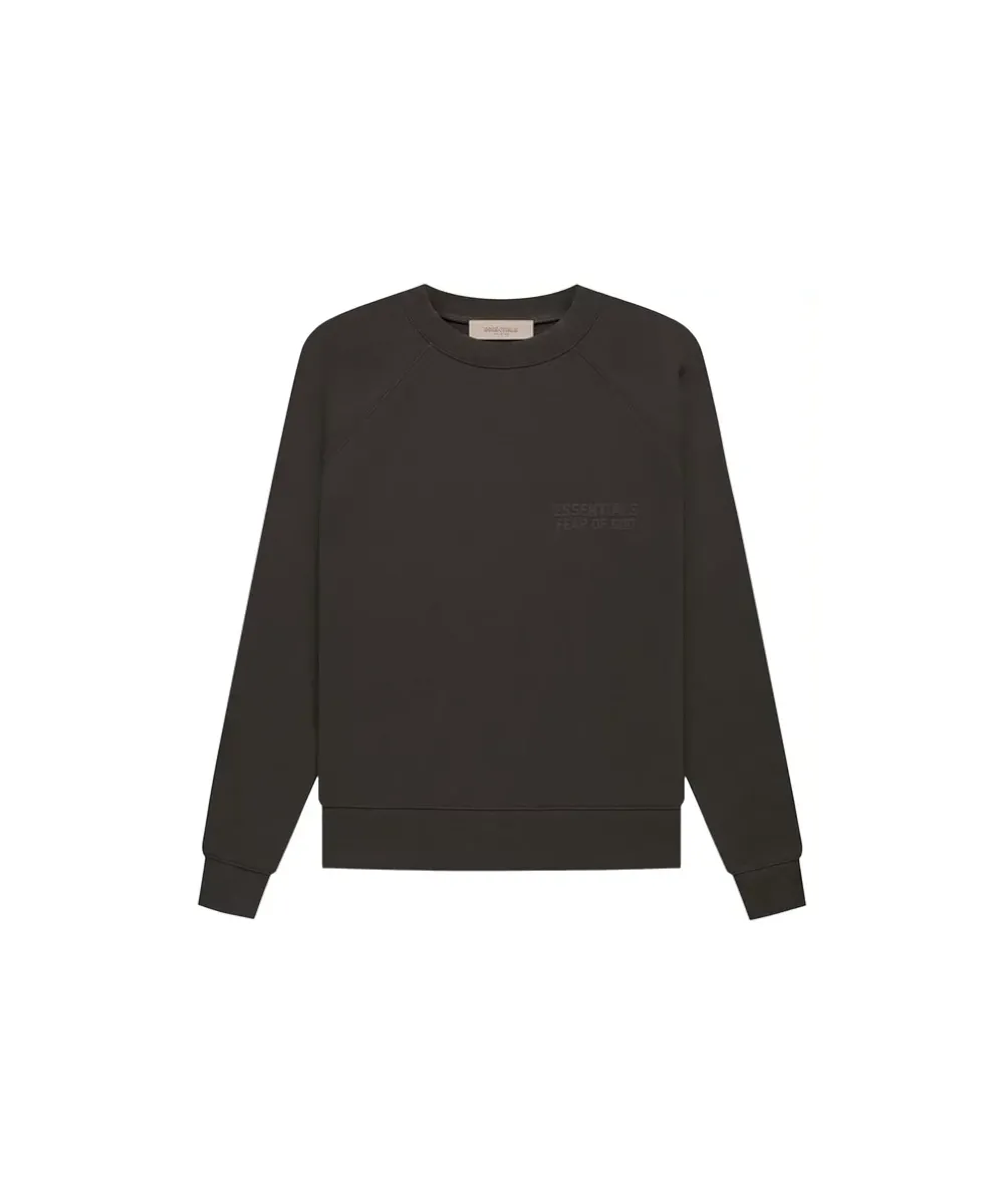 Fear of God ESSENTIALS Crewneck (Off Black)