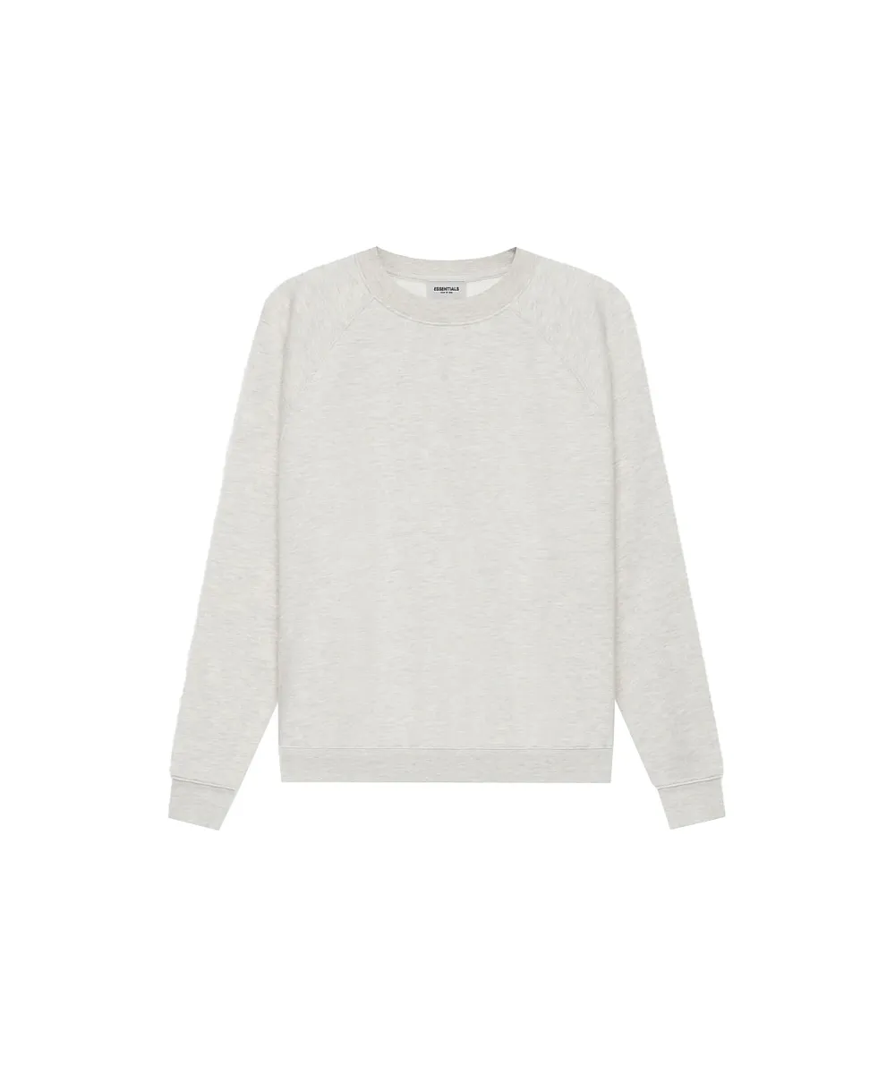 Fear Of God ESSENTIALS Crewneck SS21 (Light Heather Oatmeal)