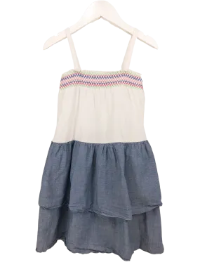 Gap Kids, Smocked Dress with Chambray Skirt, Size 5