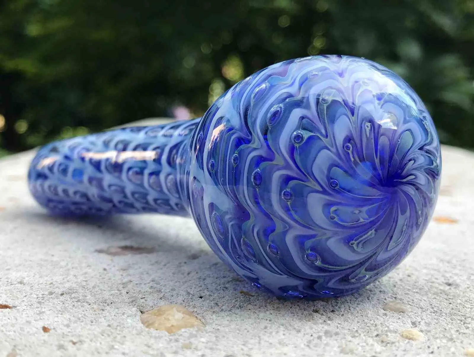 Glass Pipe Wrap & Rake Fat Buddha Glass pipes KS14