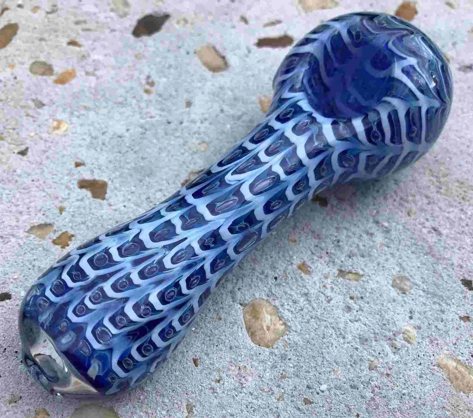 Glass Pipe Wrap & Rake Fat Buddha Glass pipes KS14