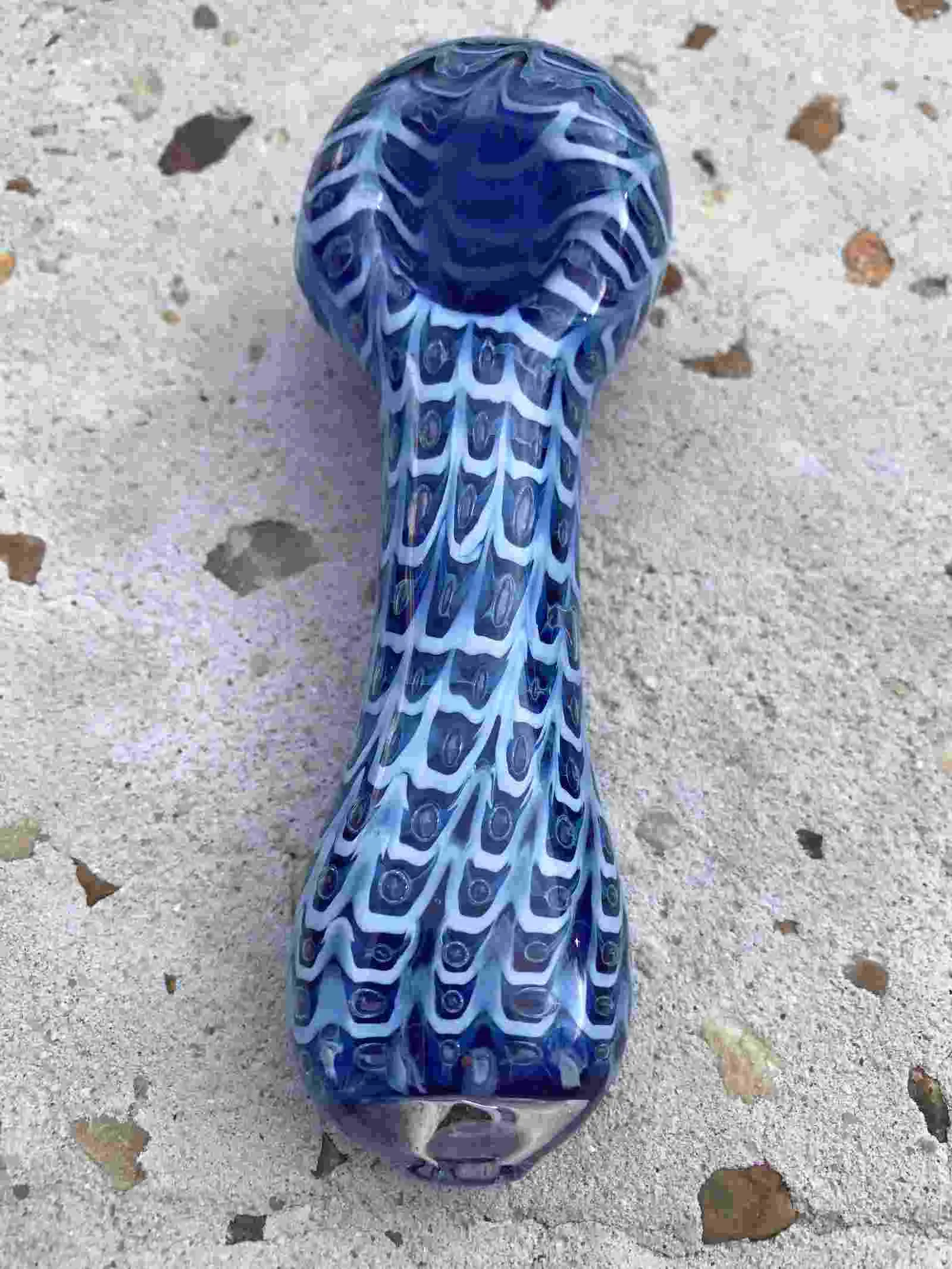 Glass Pipe Wrap & Rake Fat Buddha Glass pipes KS14