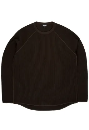 Goldwin WF Light Long Sleeve T-Shirt - Jet Brown