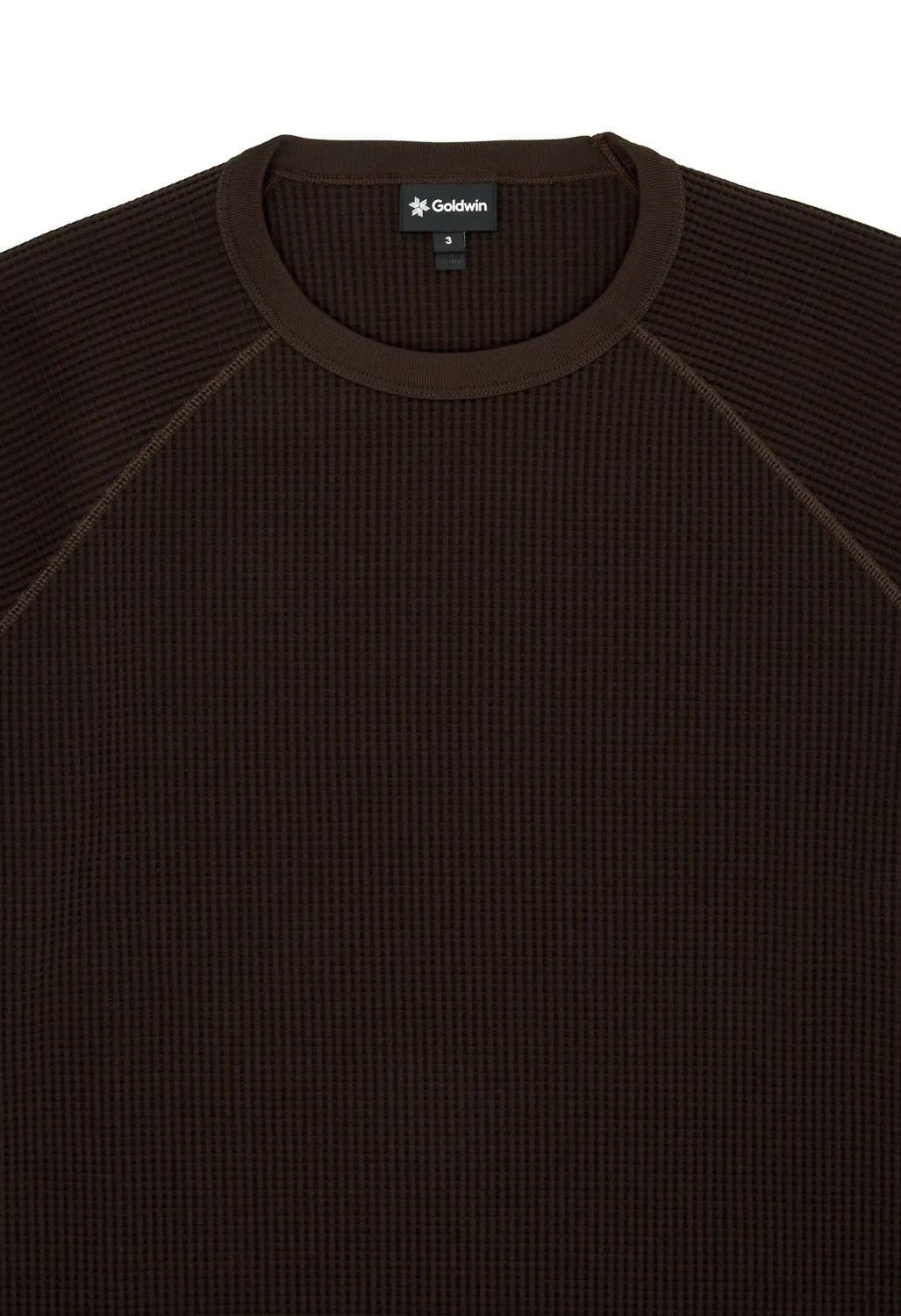 Goldwin WF Light Long Sleeve T-Shirt - Jet Brown