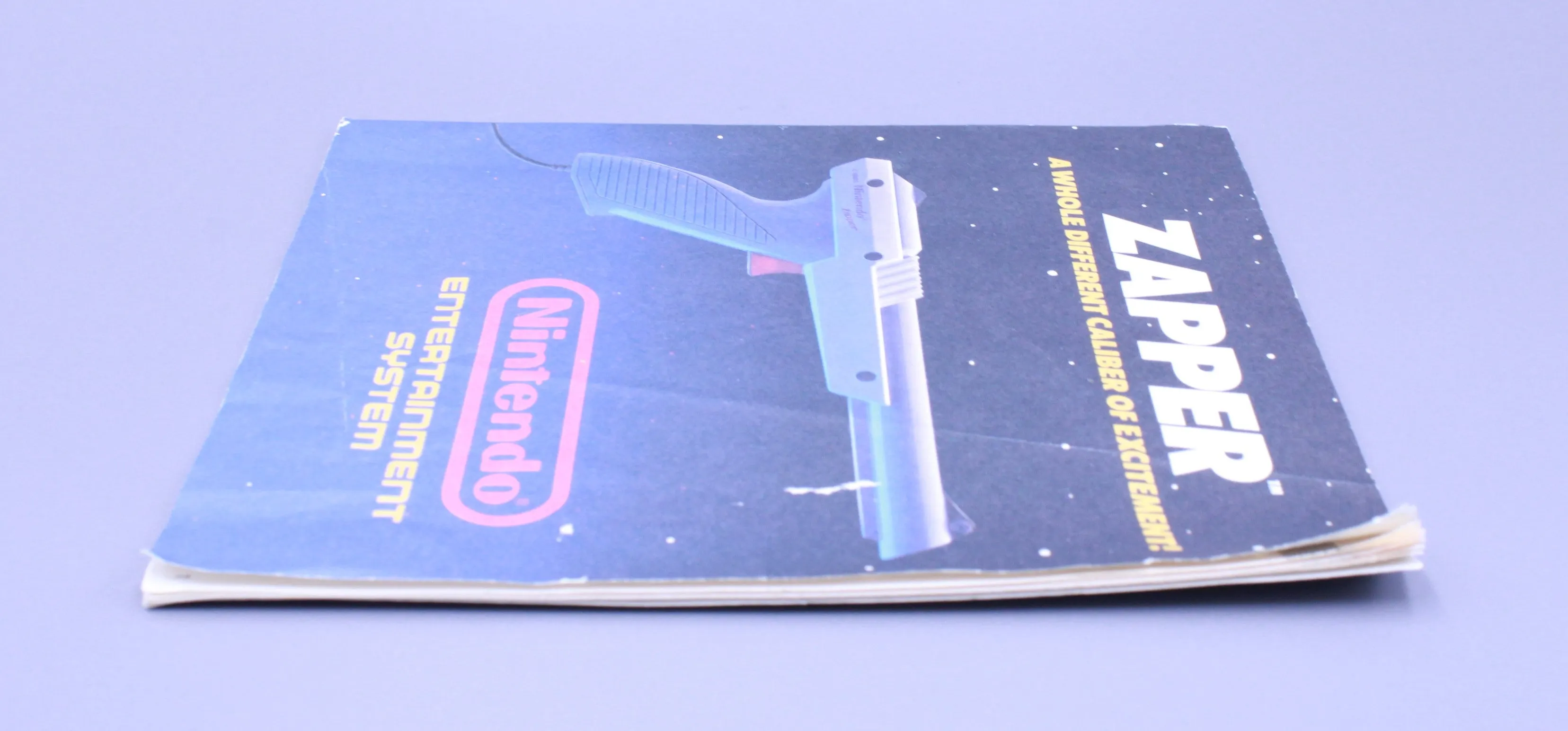 Grey/Gray Nintendo NES Zapper Gun Manual Insert