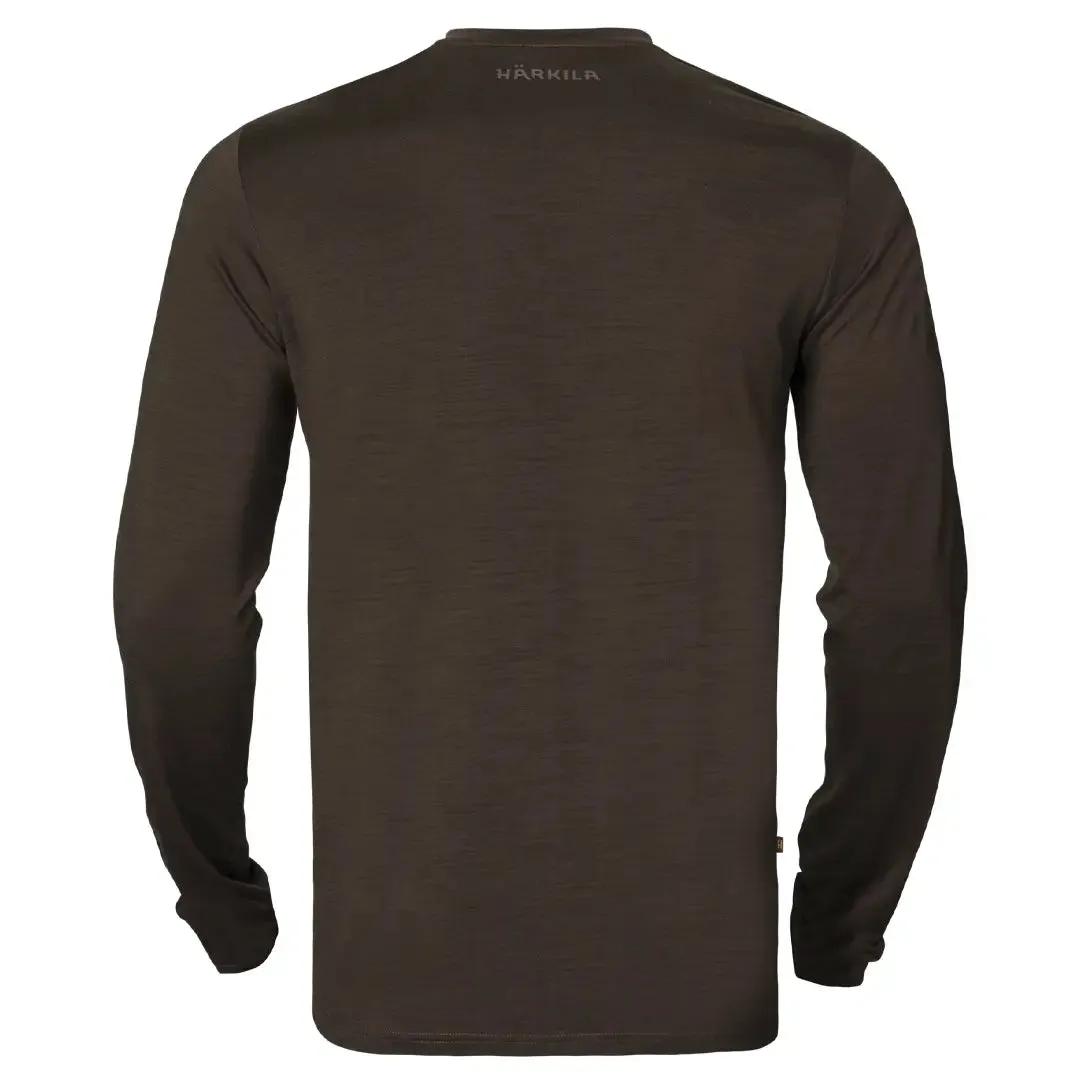 Harkila Base All Season L/S T-Shirt - Shadow Brown by Harkila