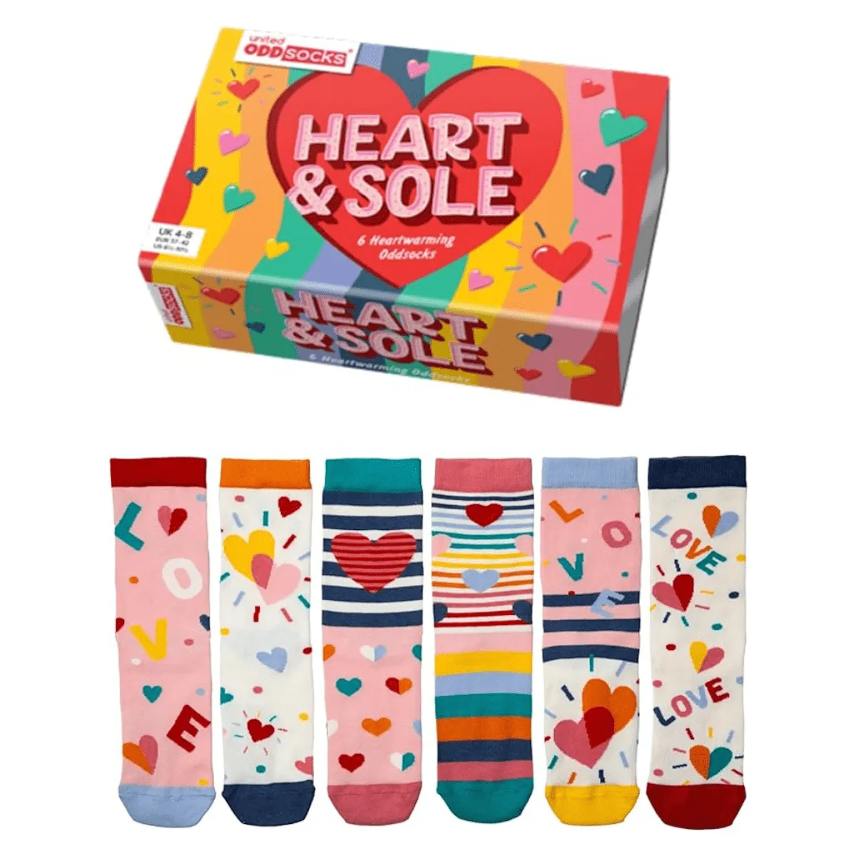 Heart & Sole Set of Heart Warming Gift Socks