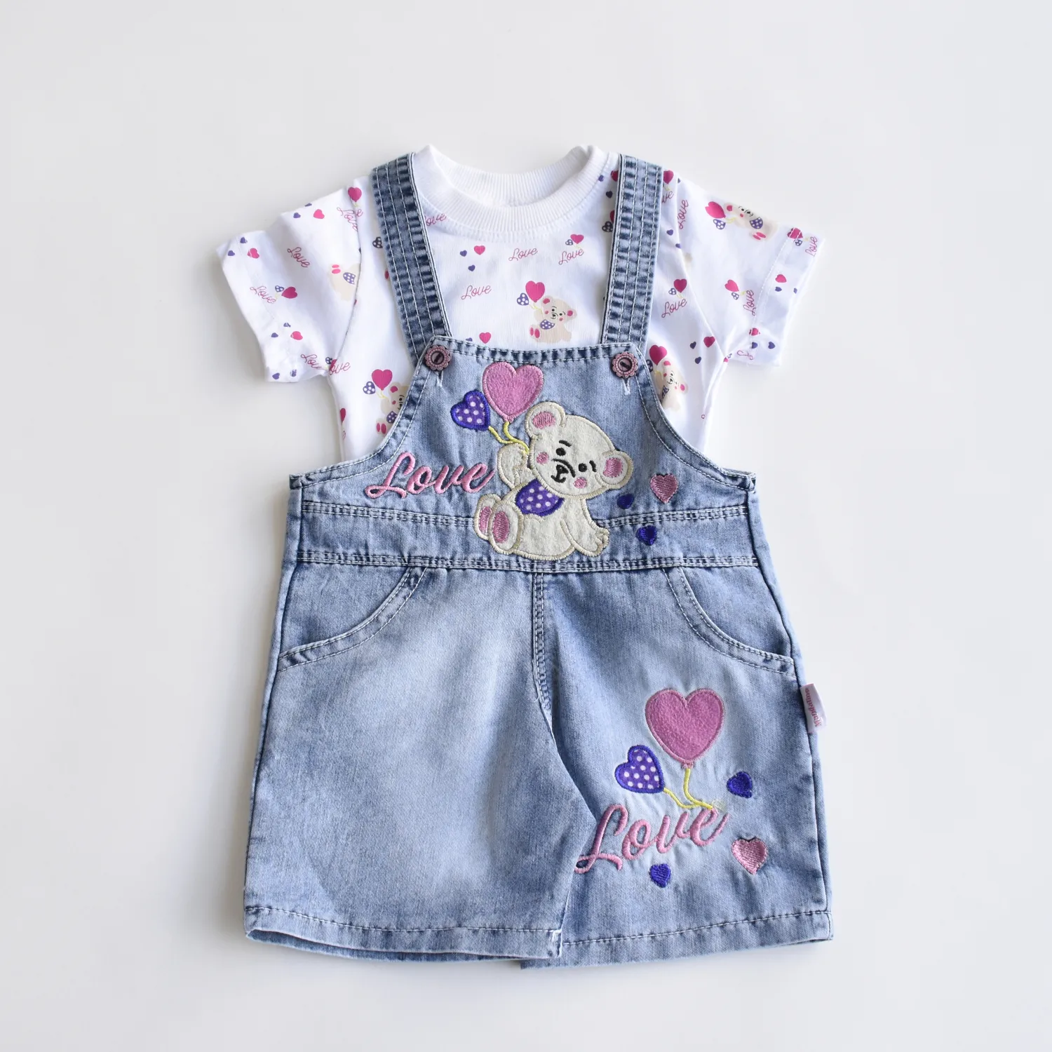 Heart of Love Girls Jumper Set