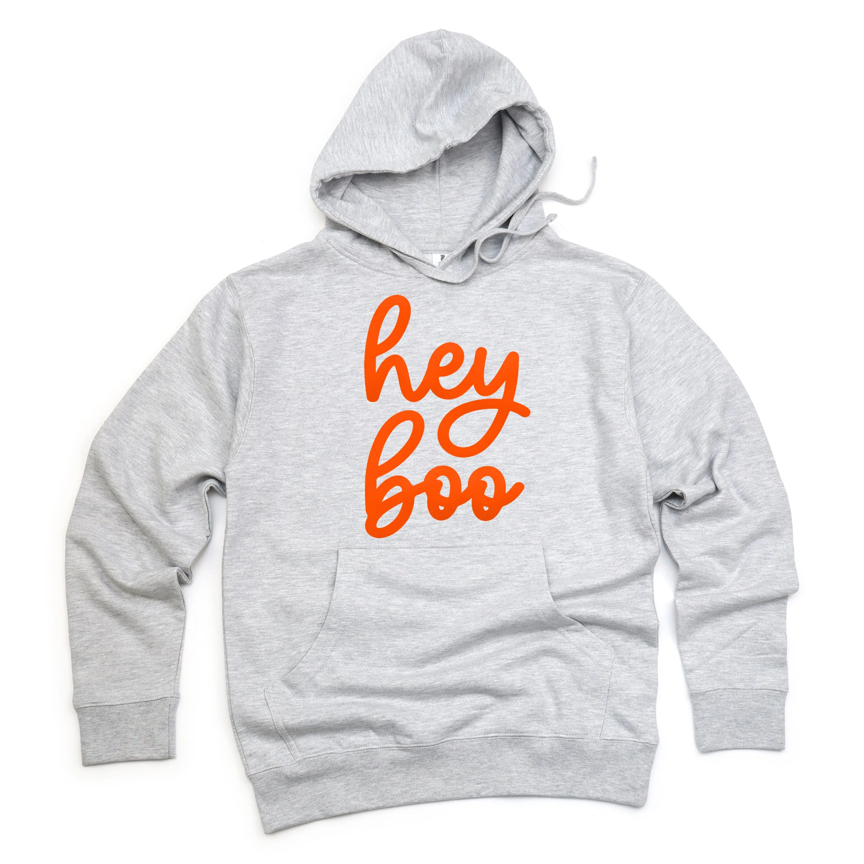 Hey Boo Cursive Puff Print | Hoodie Set