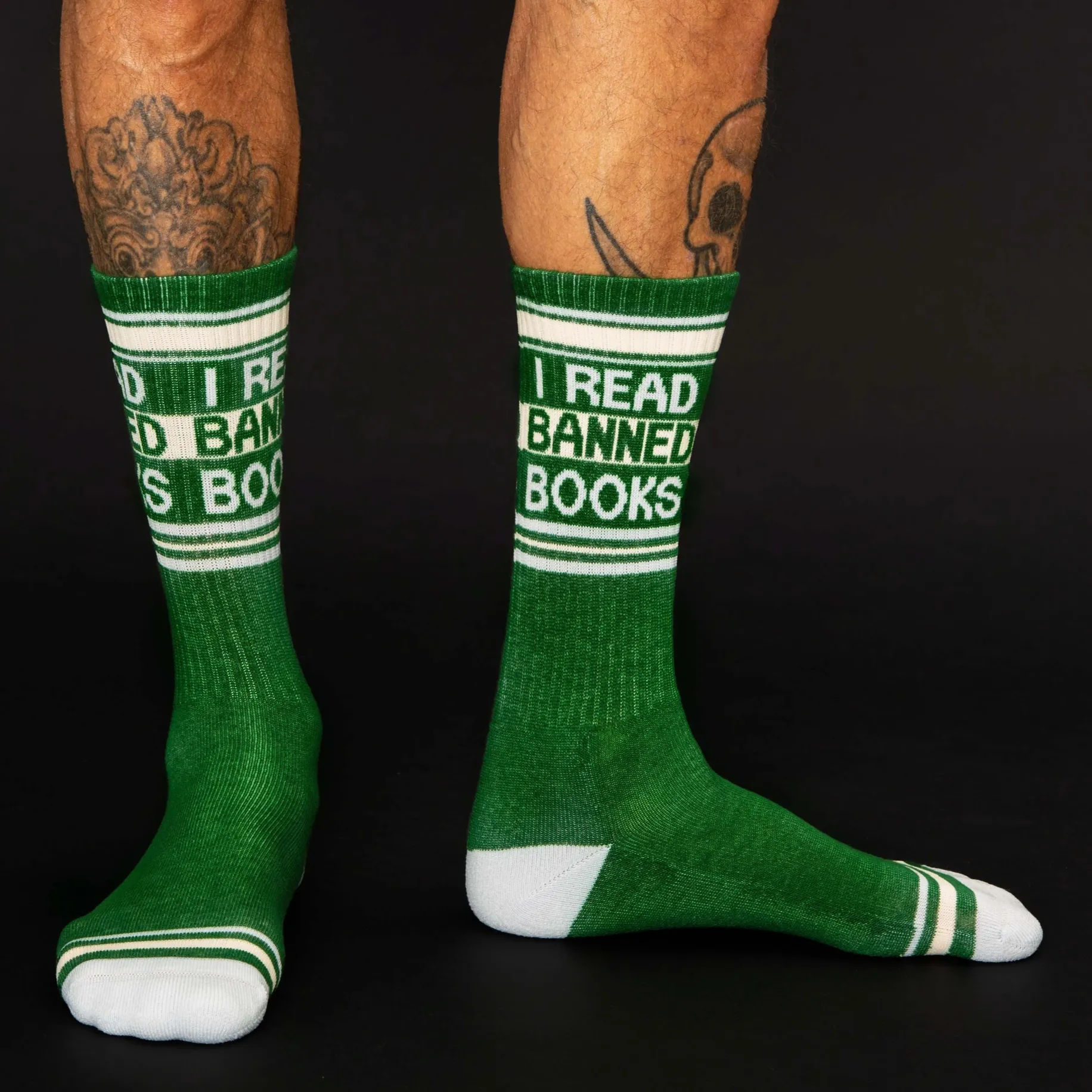 I Read Banned Books Gym Socks