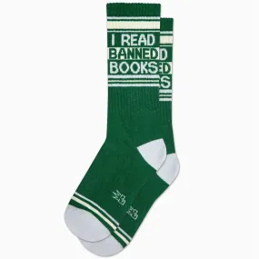 I Read Banned Books Gym Socks