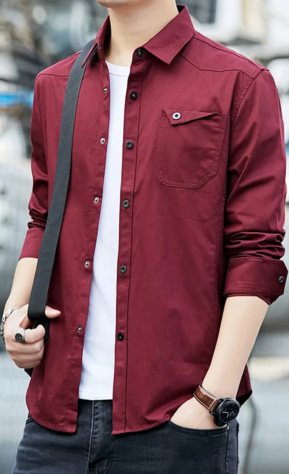 Italian Style Premium RFD Maroon Shirt by Italian Vega®