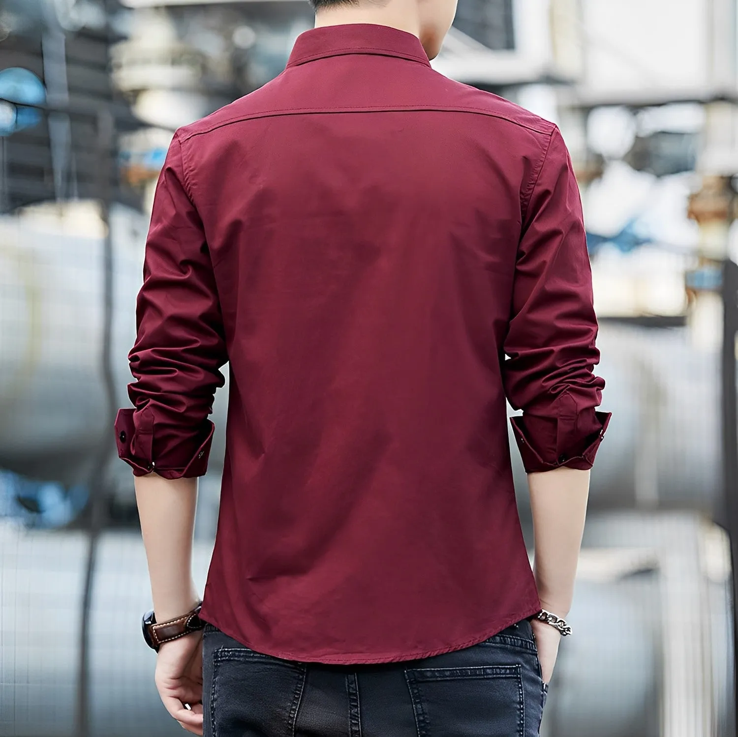 Italian Vega Premium RFD Maroon Shirt