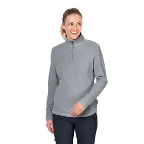 Jack Wolfskin Gecko Women's 1/4 Zip Fleece - Slate Grey