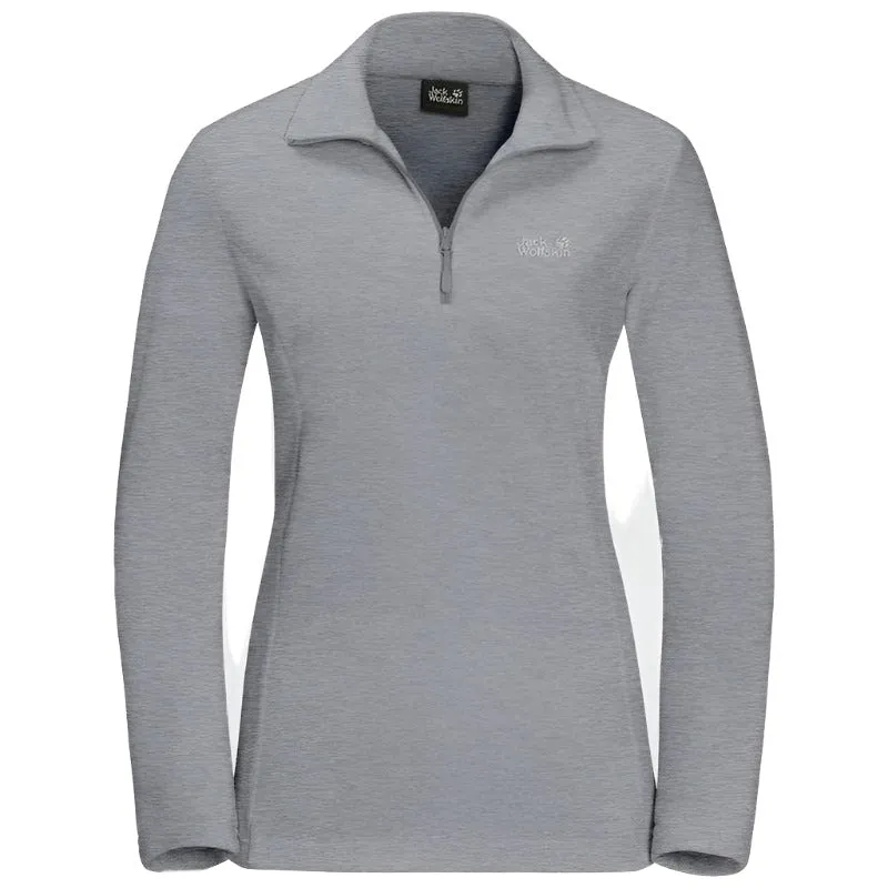 Jack Wolfskin Gecko Women's 1/4 Zip Fleece - Slate Grey