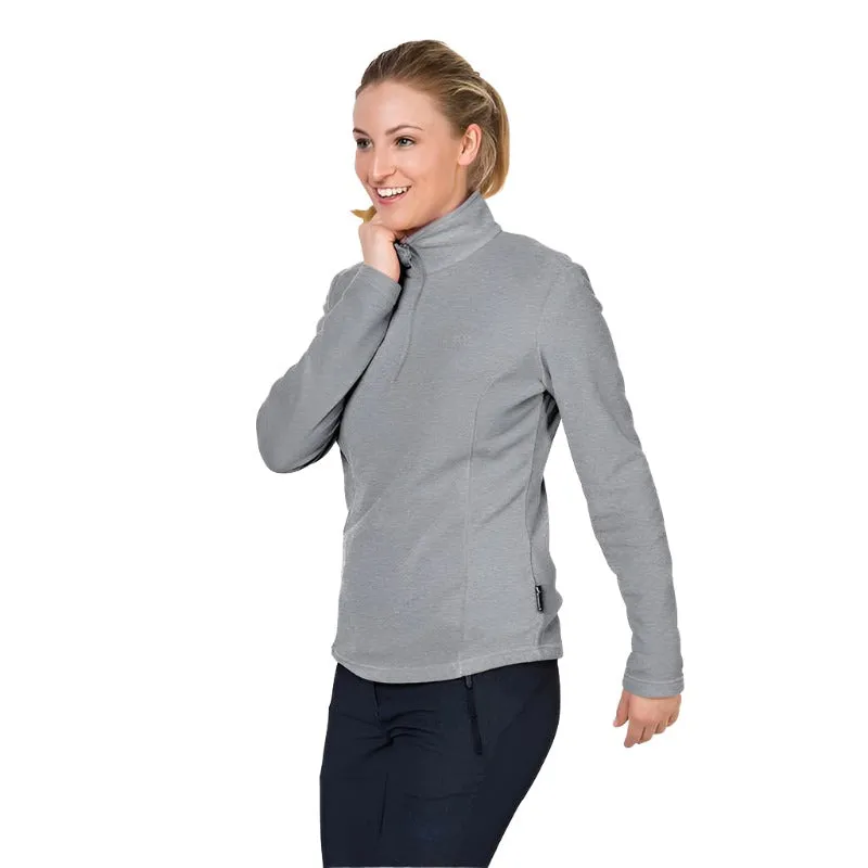 Jack Wolfskin Gecko Women's 1/4 Zip Fleece - Slate Grey