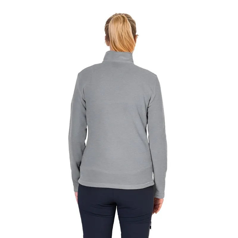 Jack Wolfskin Gecko Women's 1/4 Zip Fleece - Slate Grey