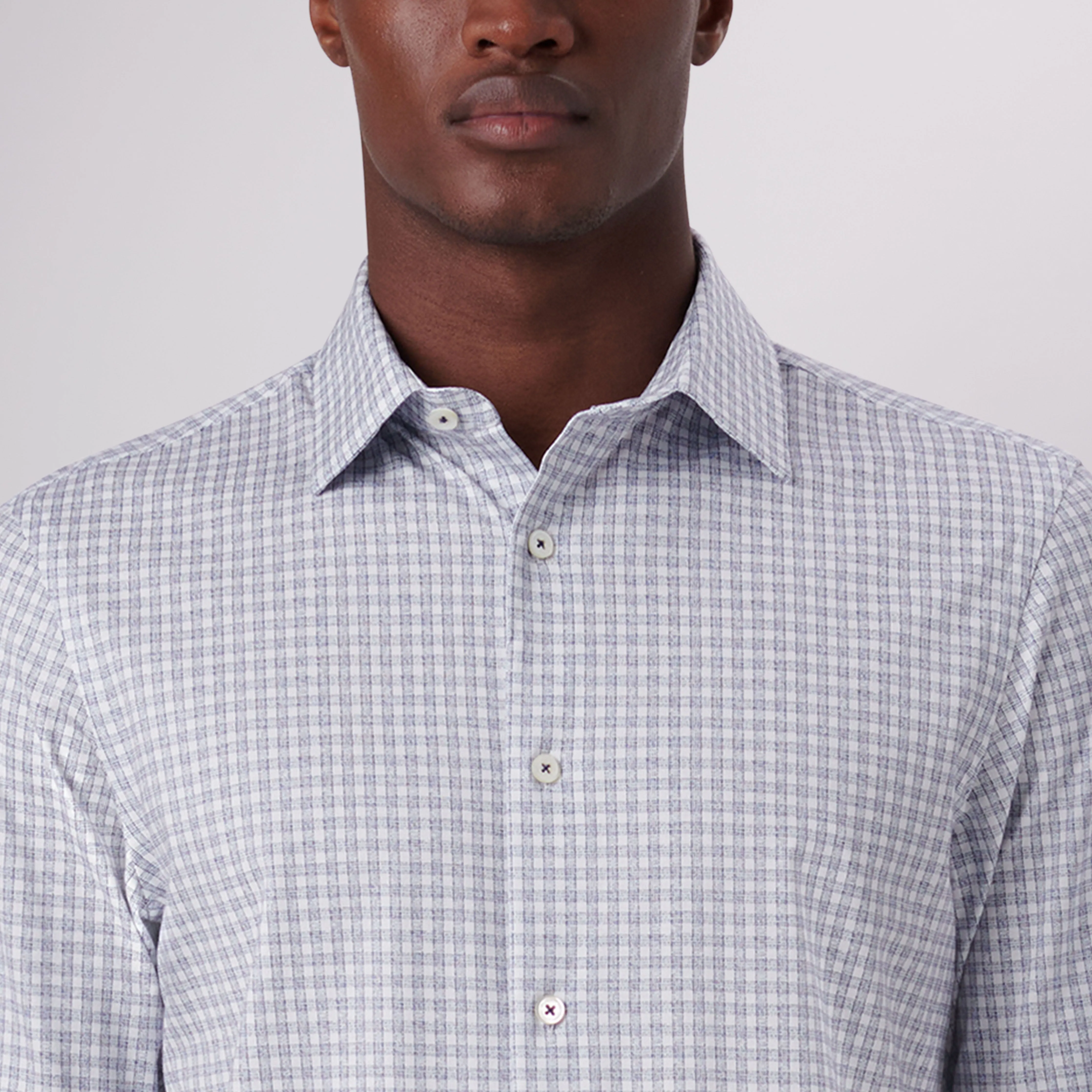 James Mini Check Print OoohCotton Shirt