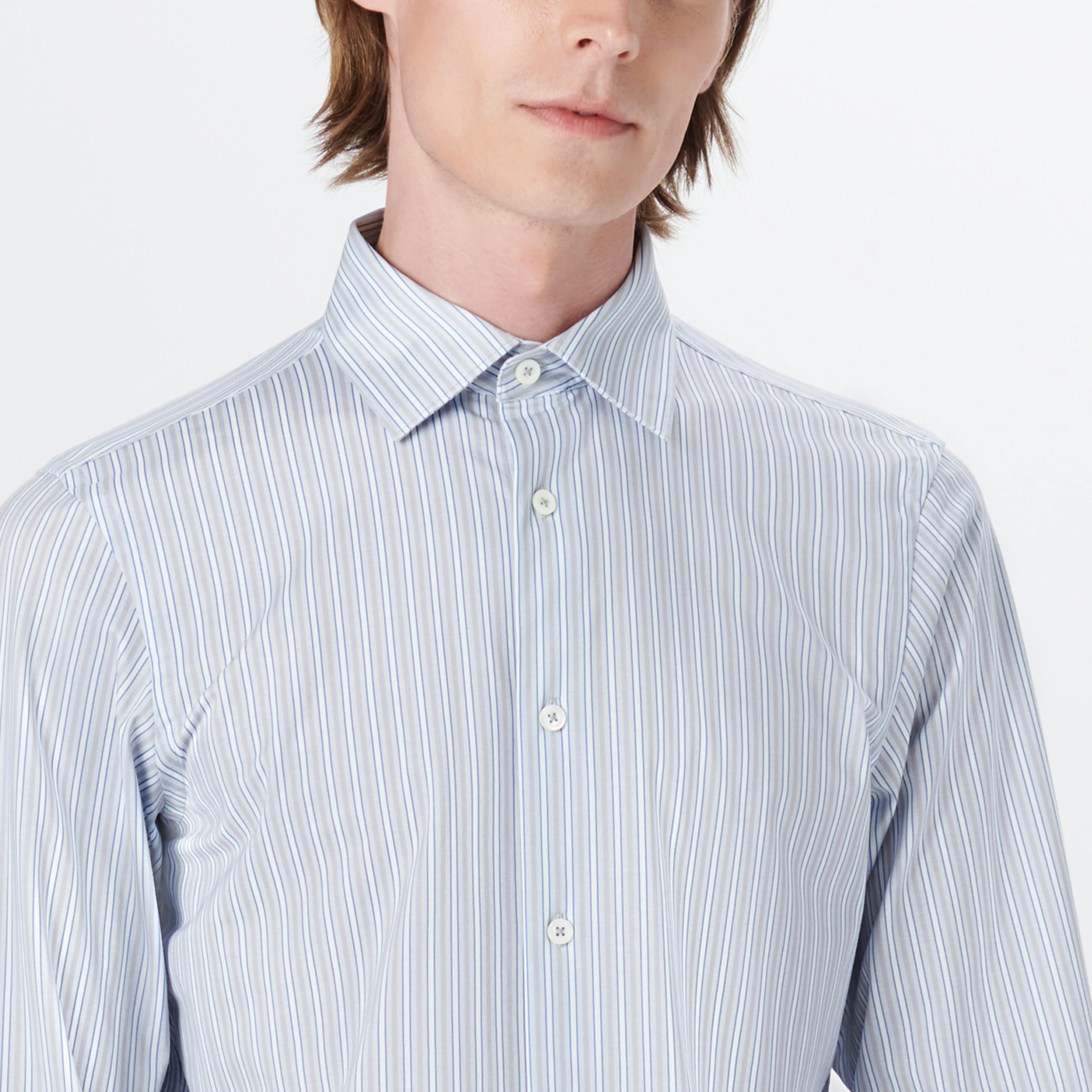 JAMES Shadow Stripe OoohCotton Shirt