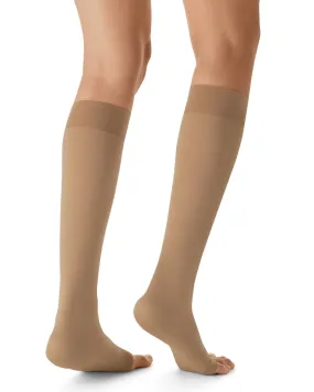 Jobst Opaque Maternity  OPEN TOE 20-30 mmHg Knee High