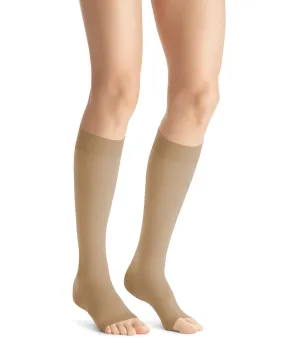 Jobst Opaque Open Toe Knee Highs 20-30 mmHg