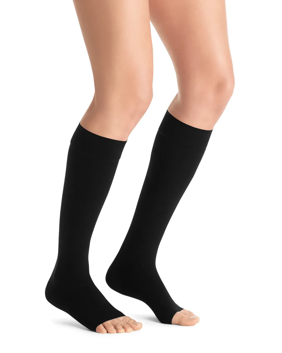 Jobst Opaque Open Toe Knee Highs 20-30 mmHg