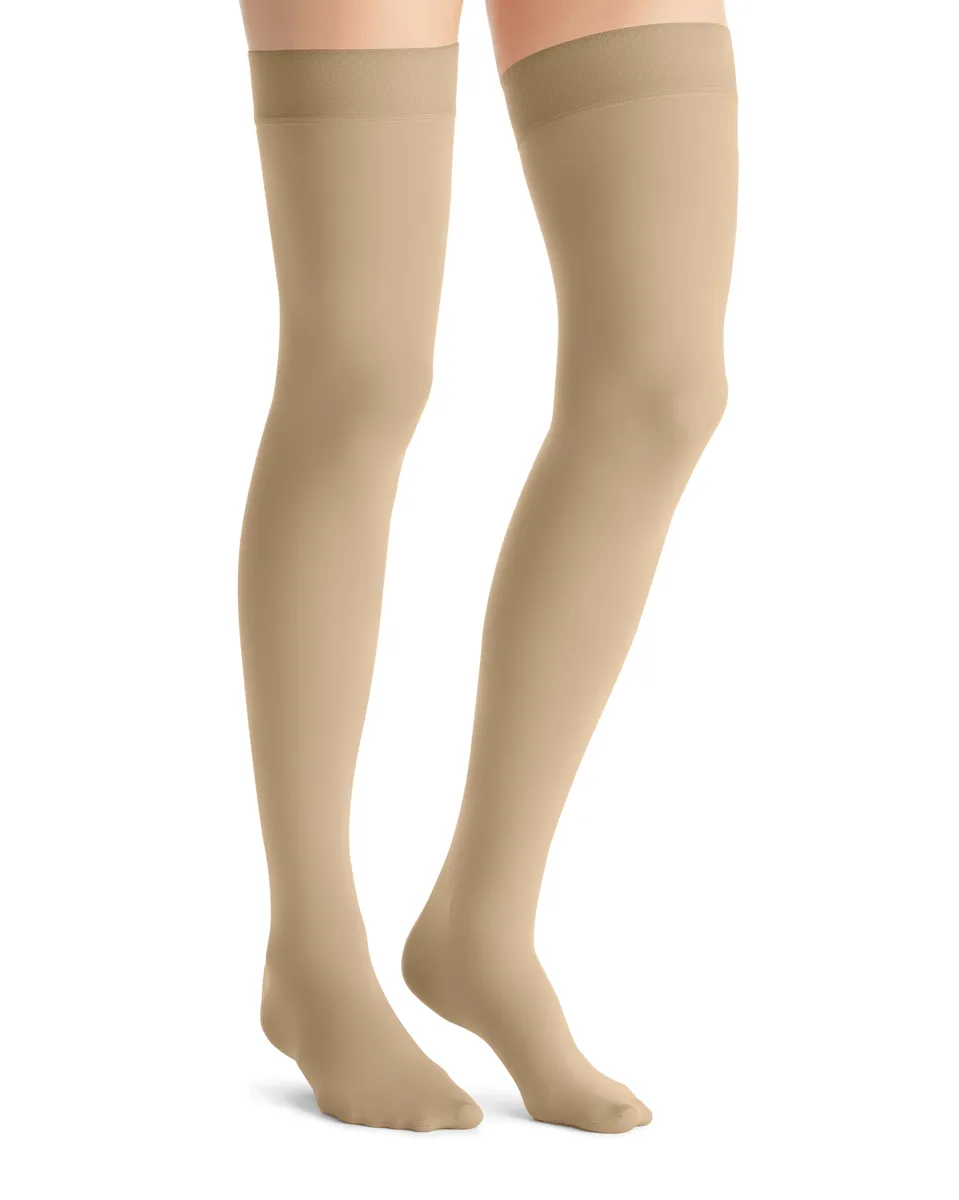 Jobst Opaque Sensitive Closed Toe Thigh High Firm Support 20-30 mmHg