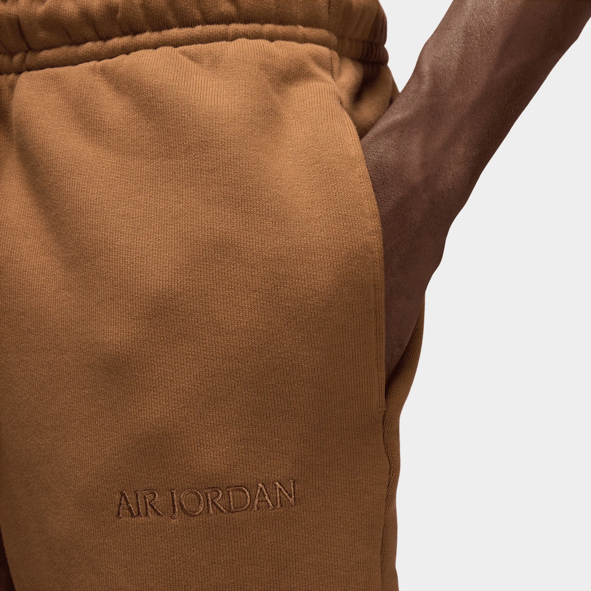 Jordan Wordmark Fleece Pants / Light British Tan