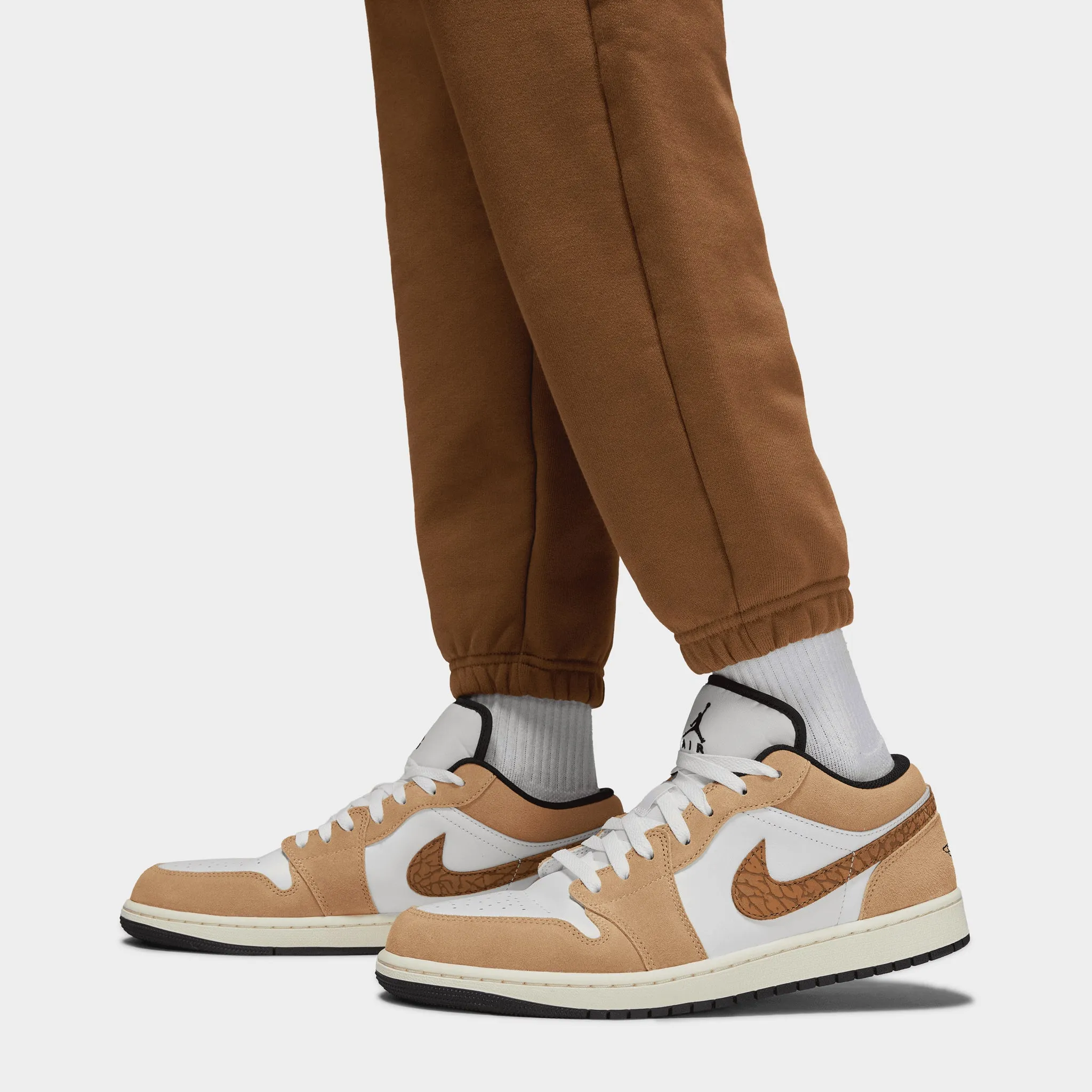 Jordan Wordmark Fleece Pants / Light British Tan