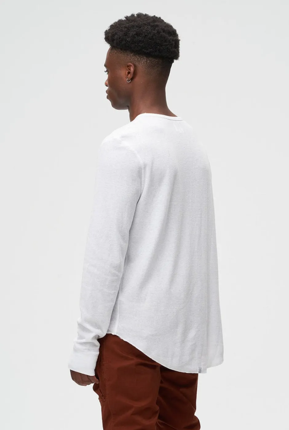 KUWALLA TEE THERMAL HI-LO - WHITE