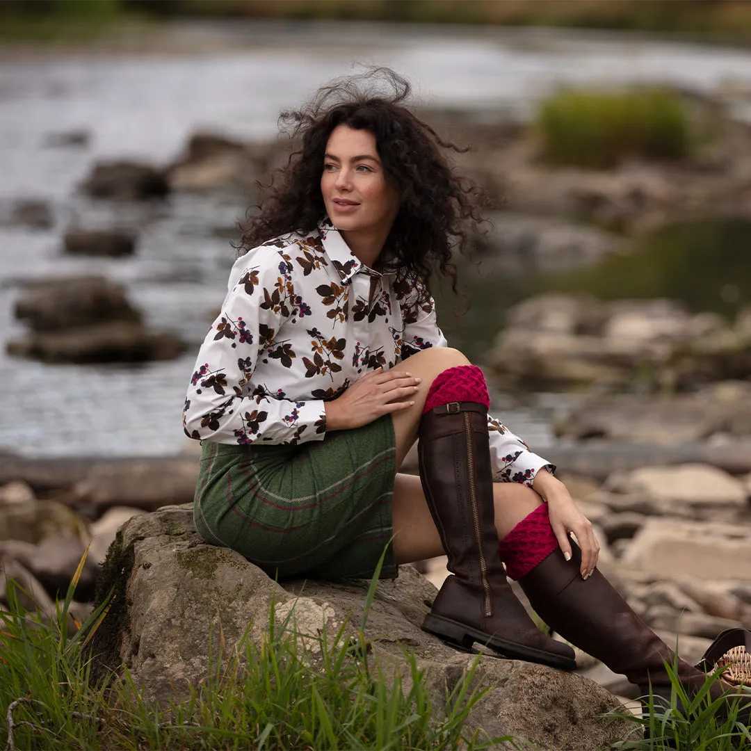 Lady Rannoch Socks - Burnt Orange by House of Cheviot