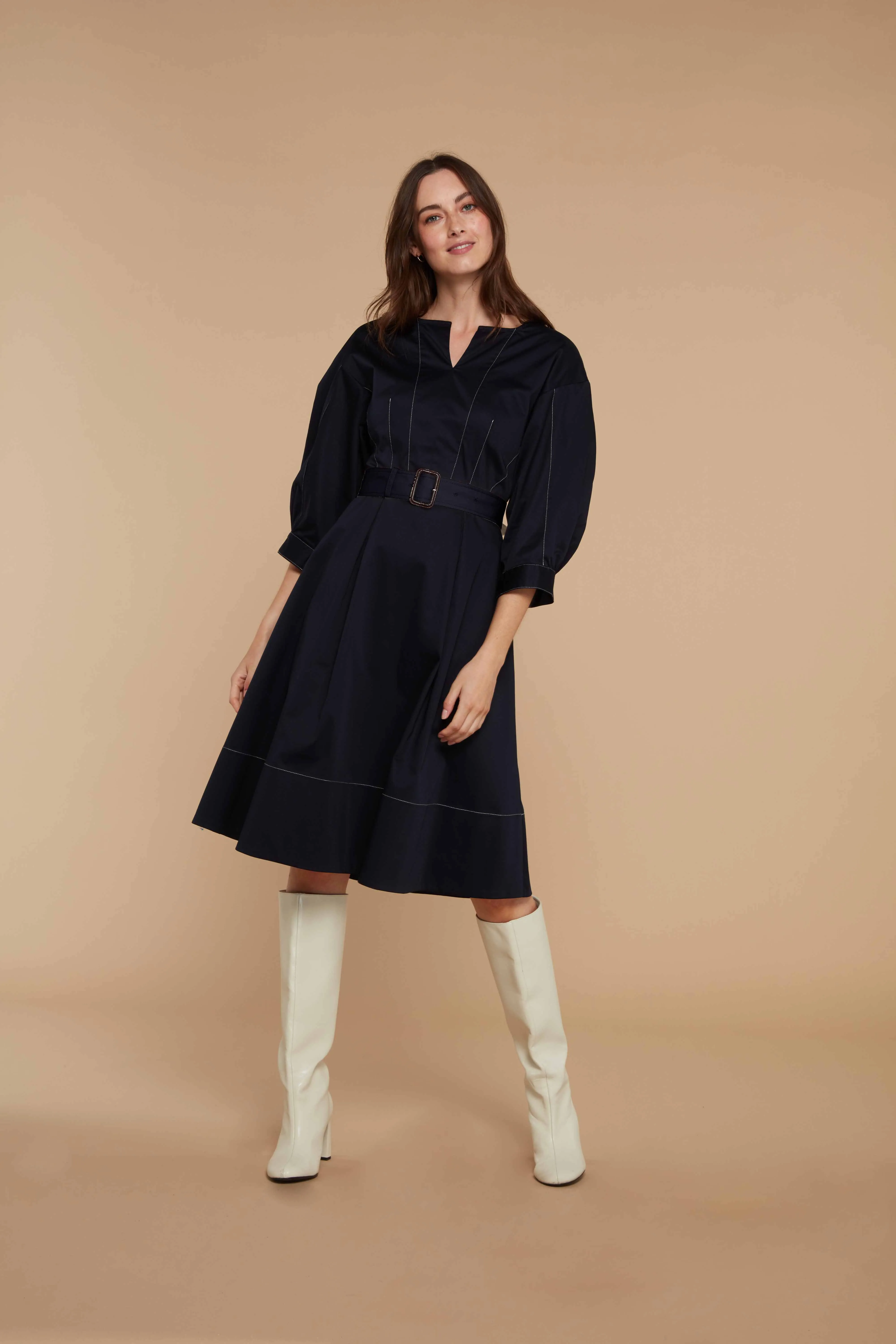 Lana Dress  Navy