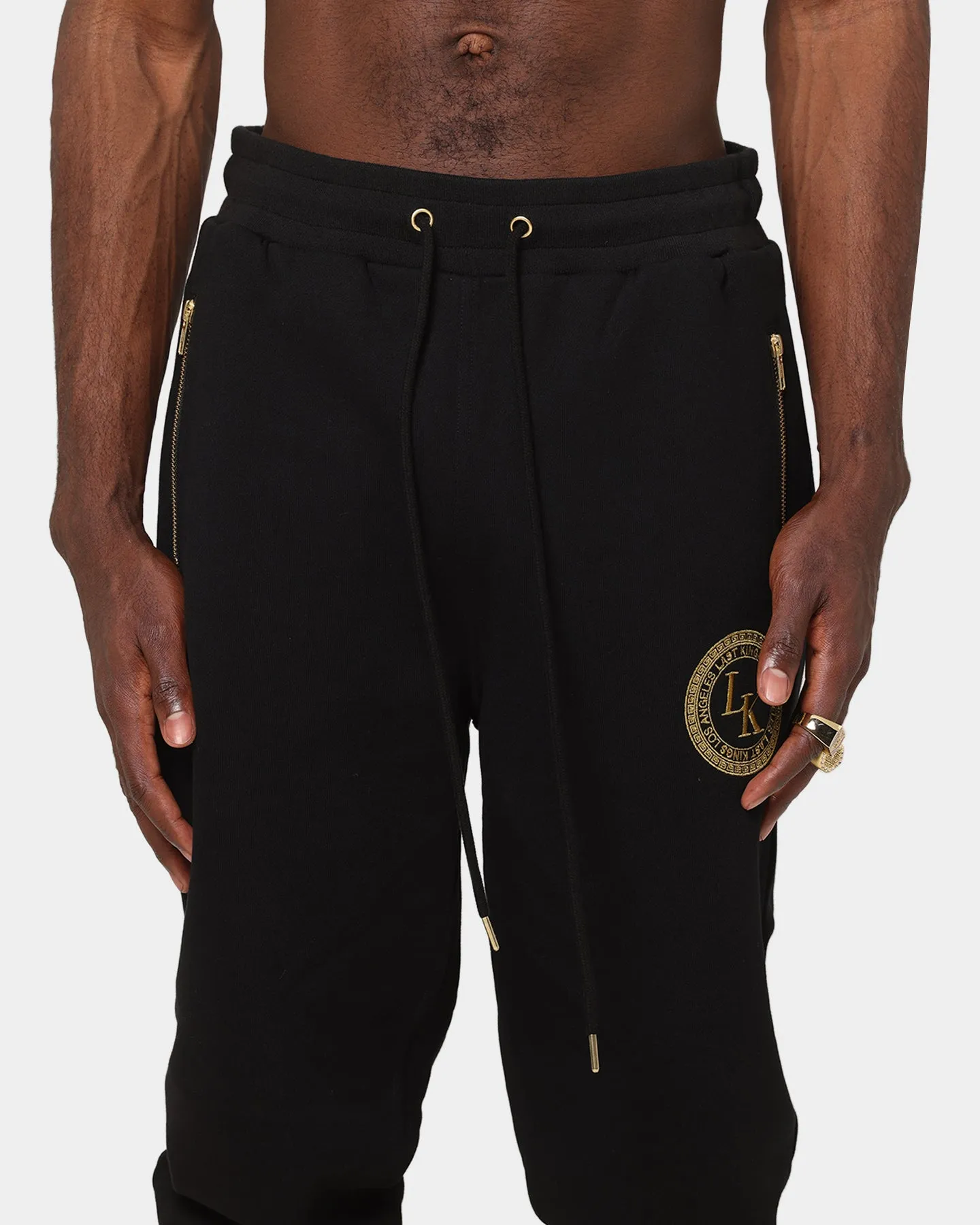 Last Kings Grandeur Track Pants Black