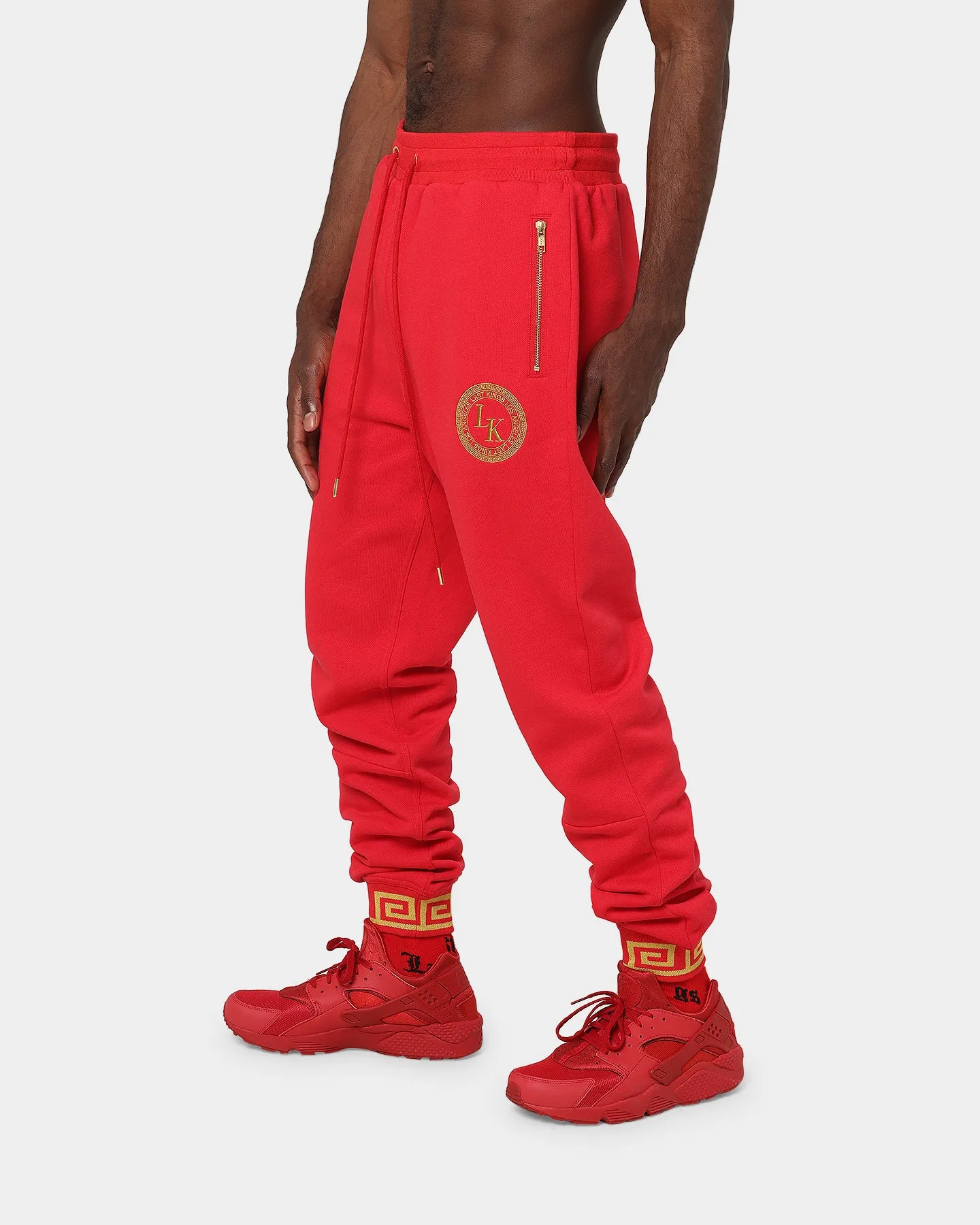 Last Kings Grandeur Track Pants Red