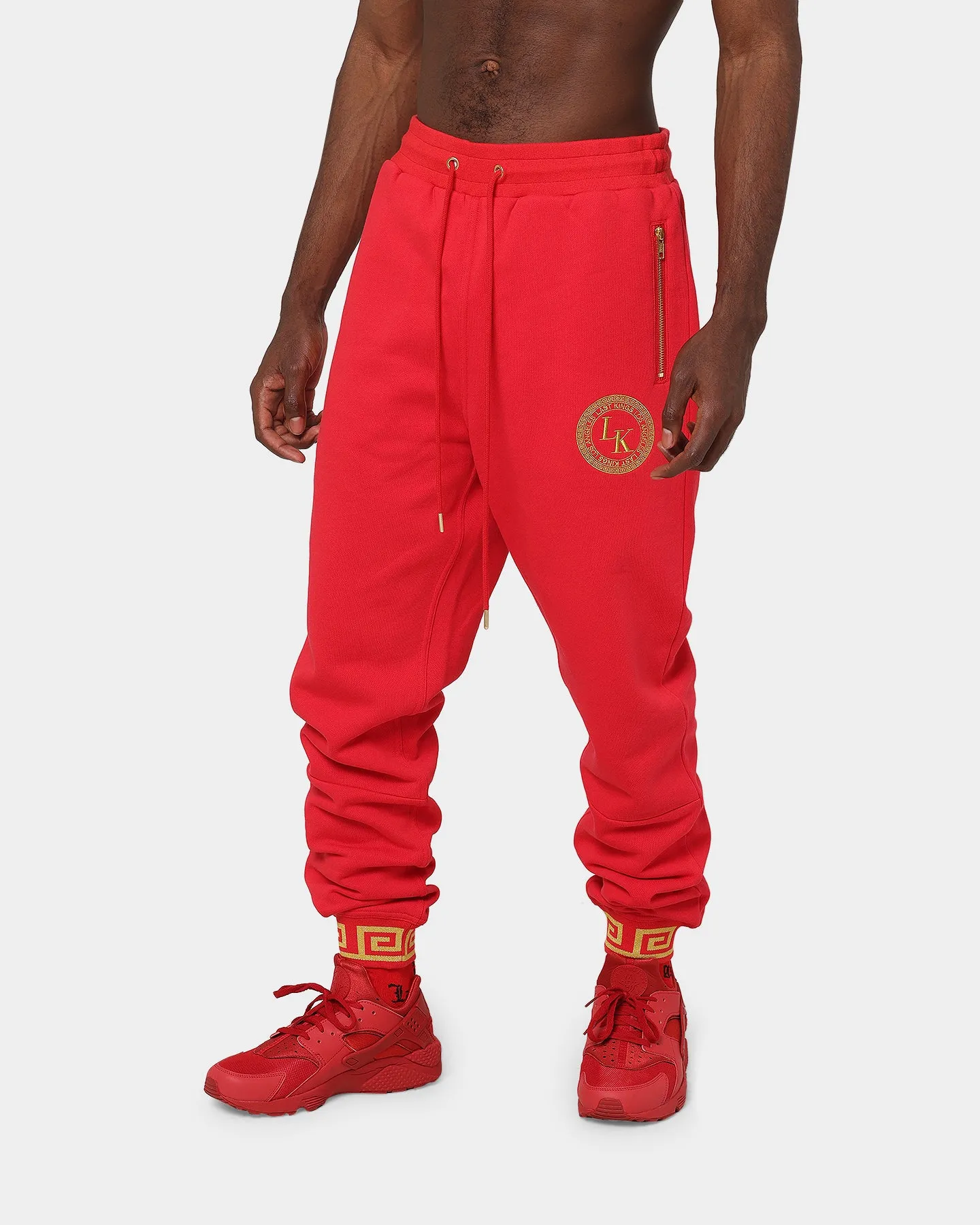 Last Kings Grandeur Track Pants Red